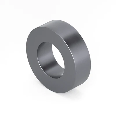 Black Nickel Plated Ring Magnets (Ni-Cu-Black Ni)