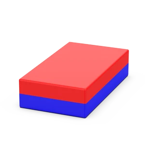 Magnetized through Thickness Block Magnets