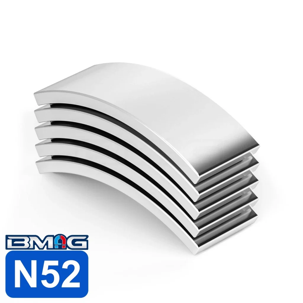 Aimant à segment en néodyme N52